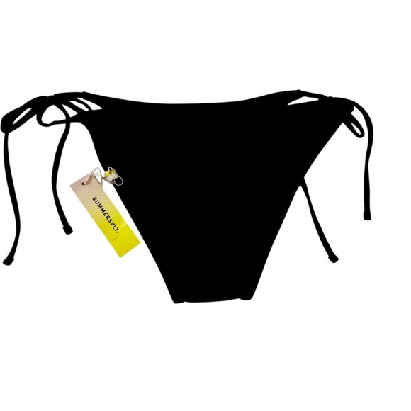 NWT Summersalt String Bikini Bottom Swimsuit Black Size 4 - Picture 5 of 14
